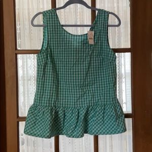 Jcrew Peplum Top